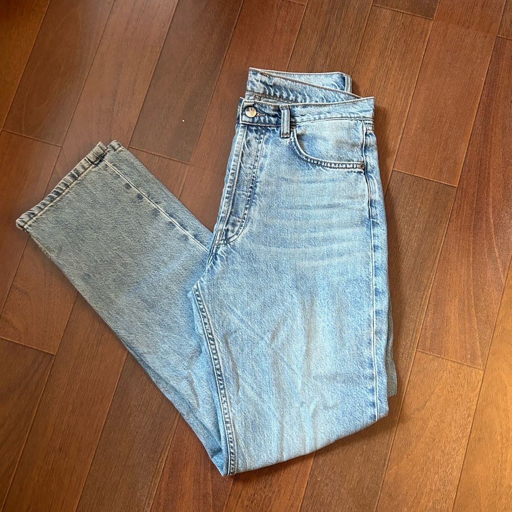 DJERF AVENUE Relaxed Jeans Washed Blue-Size 25